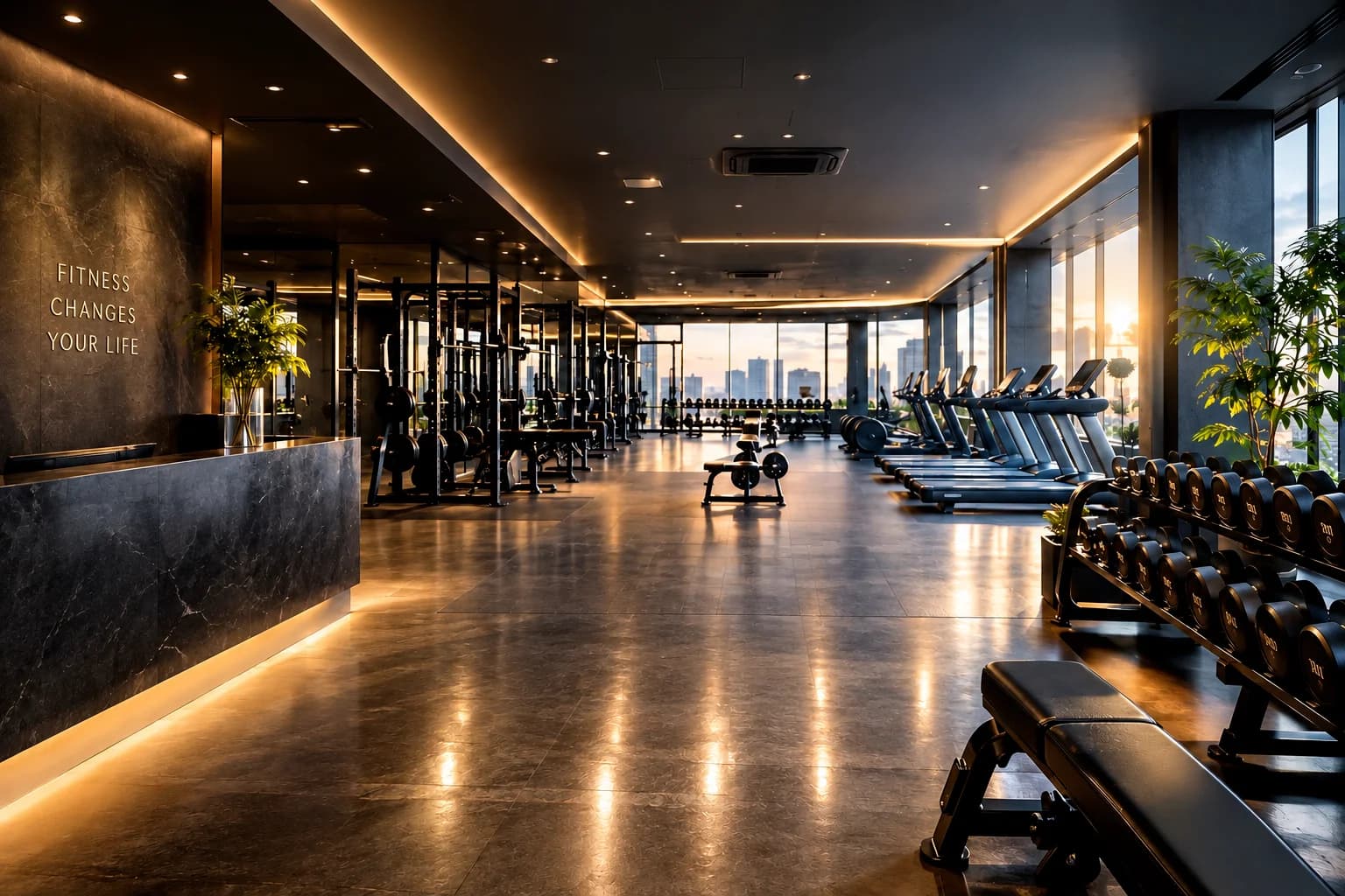FitsAllGym24H 店内
